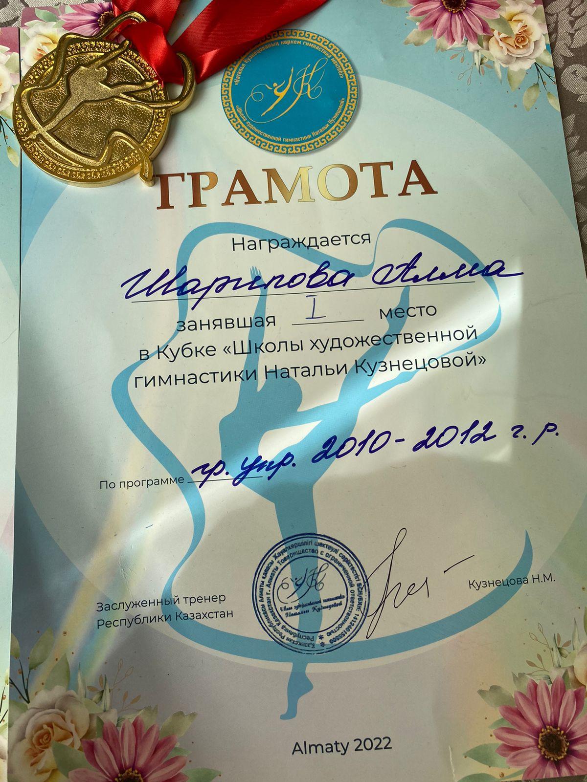 Алматы қаласы бойынша көркем гимнастикадан ашық чемпионат